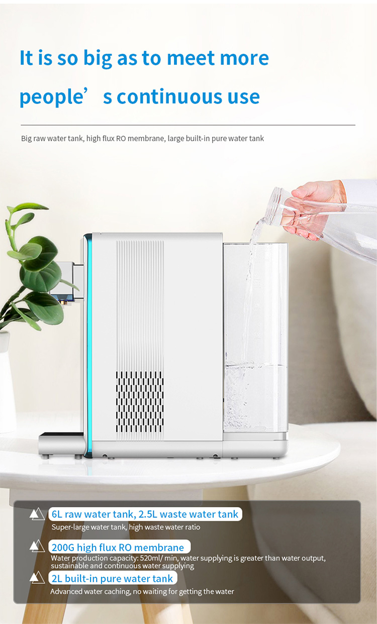 Quick-connect Hydrogen water purifier