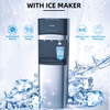 4 Stages Filter Standing Hot And Cold Water Dispenser With Ice Maker