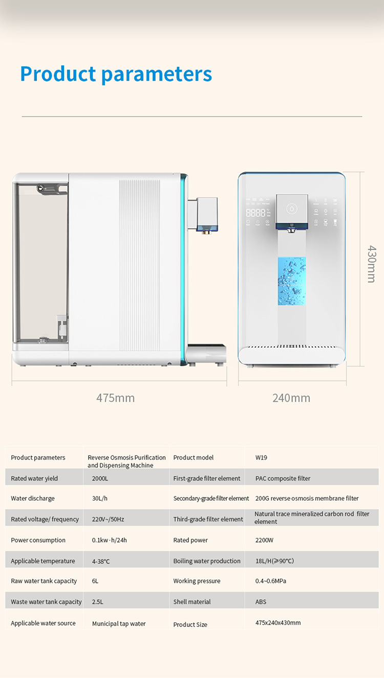 Easy-install Hydrogen water purifier