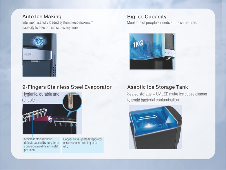 Ice hot cold Water purifier