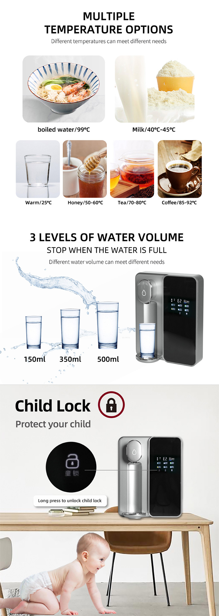 Hot and Normal water purifier