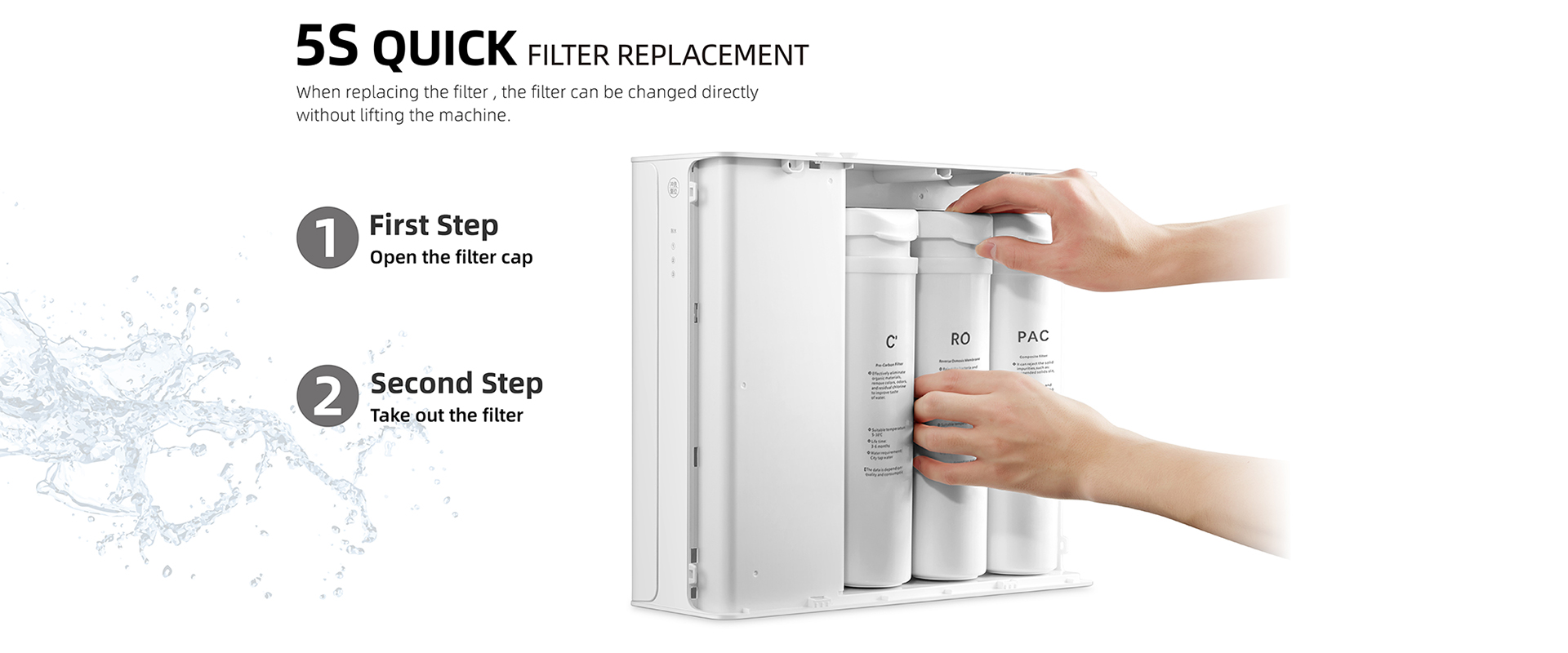 quick replace water filter