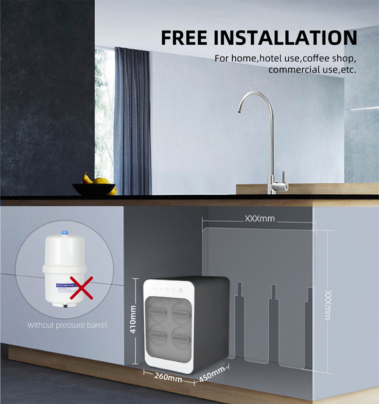 Quick-install Under sink water purifier manufacturer