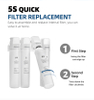 4 Stages Water Filter Hot And Cold Water Filtered Standing Water Dispenser