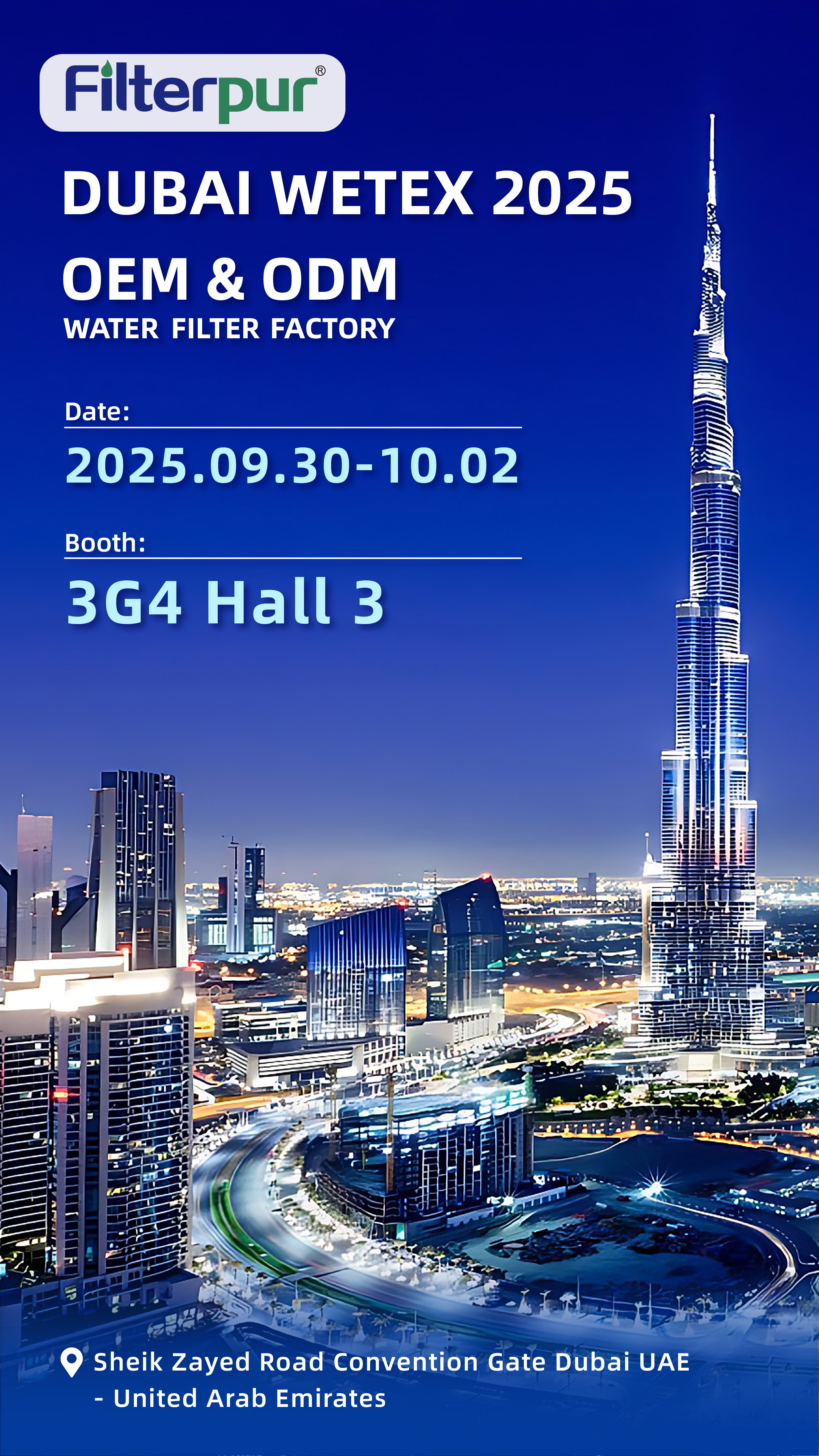 ​Partner for Progress: Discover Bespoke Water Filtration at WETEX 2025​