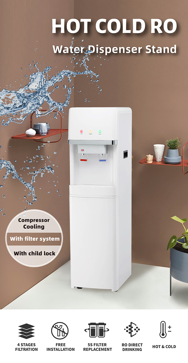 hot and cold standing water dispenser