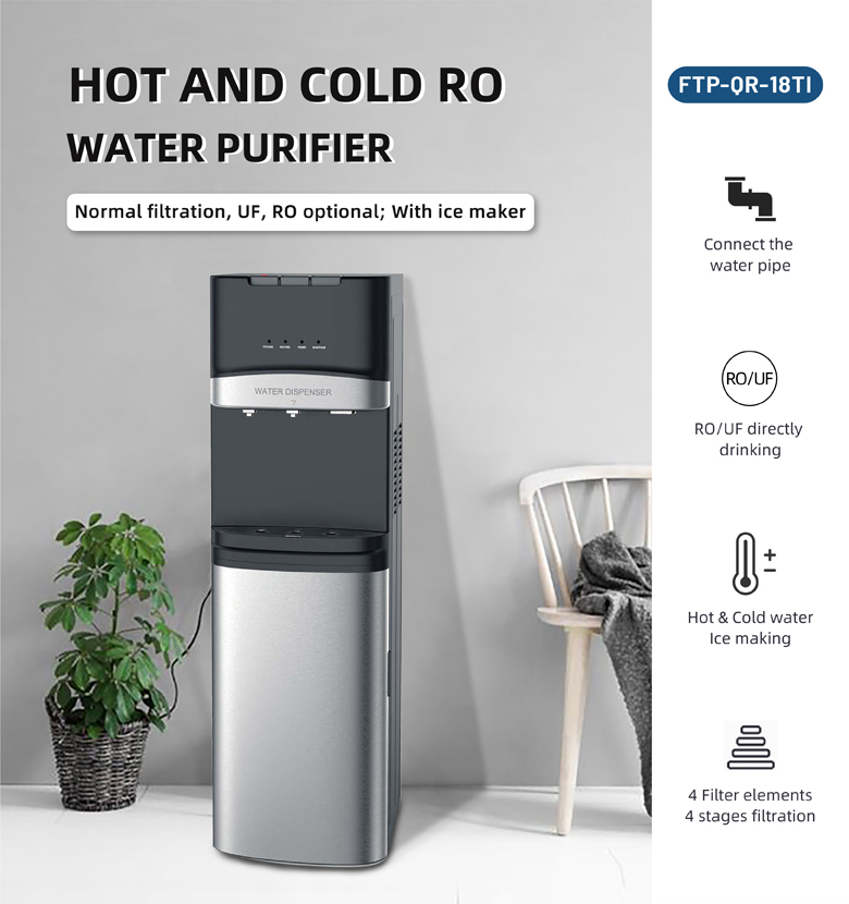 standing ice water dispenser